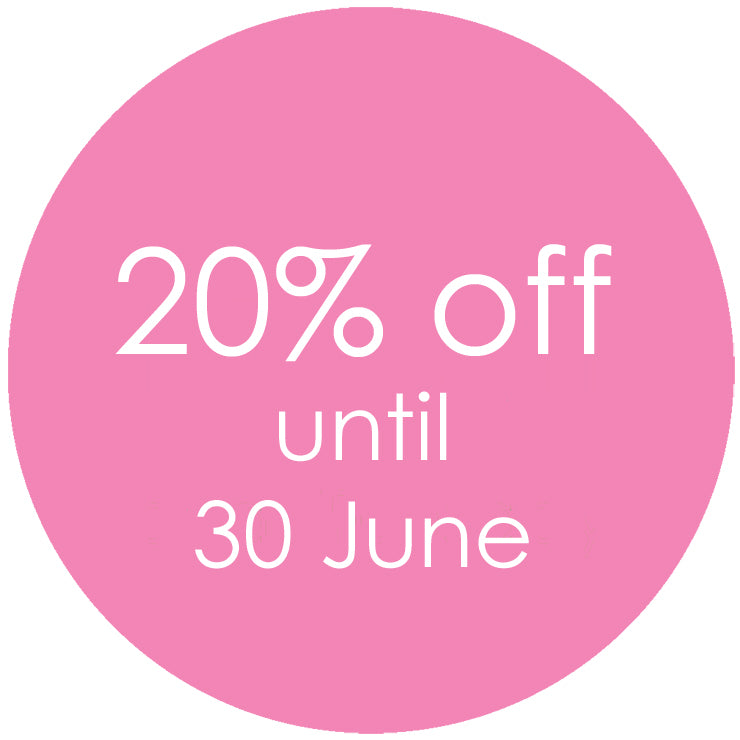 20% off until 30 June