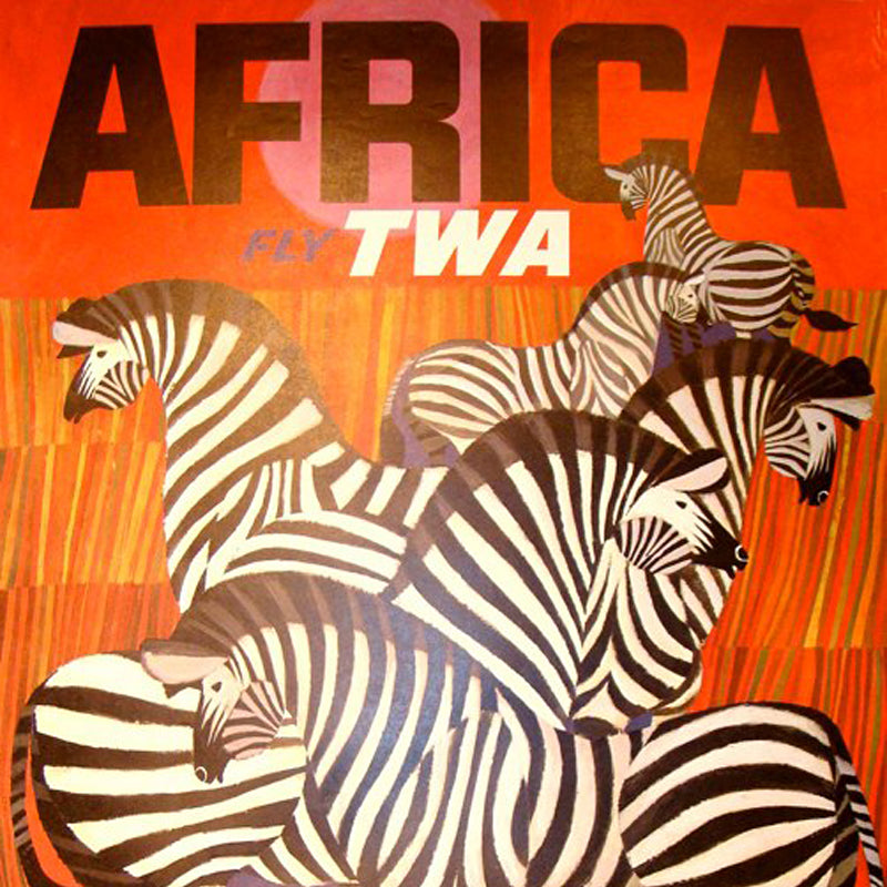 Africa vintage travel posters