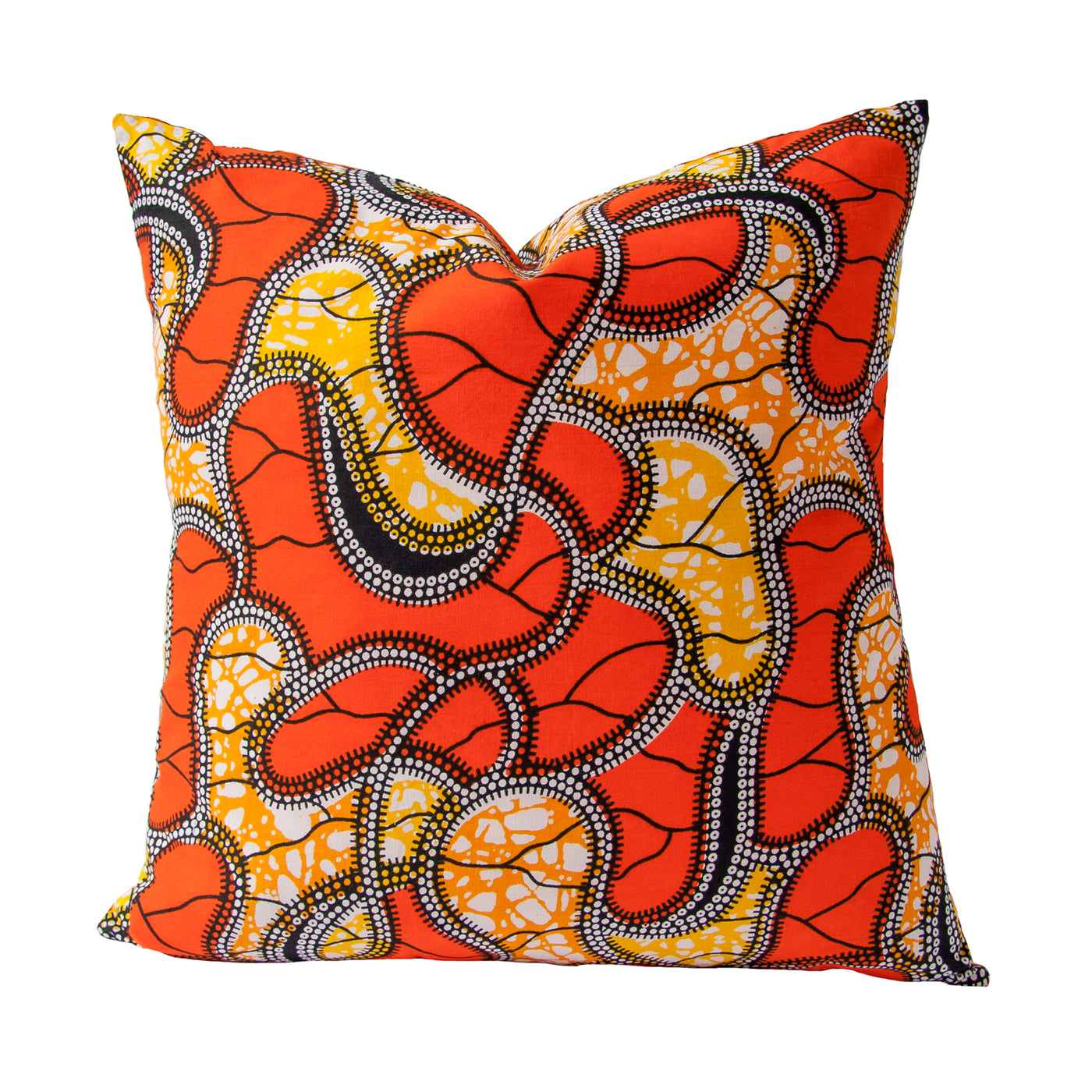 Afrique Cushion (orange) by Safari Fusion www.safarifusion.com.au