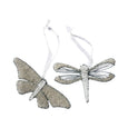 Christmas Butterfly & Christmas Dragonfly decorations by Safari Fusion