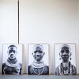 Karo Girl, Karo Girl III + Arbore Woman by David Ballam | Fine Art Photgraphy by Safari Fusion www.safarifusion.com.au