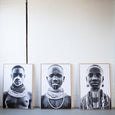 Karo Girl, Karo Girl III + Arbore Woman by David Ballam | Fine Art Photgraphy by Safari Fusion www.safarifusion.com.au