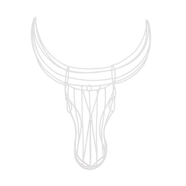Nguni Wire Head (white) by Safari Fusion www.safarifusion.com.au