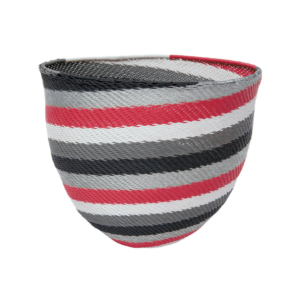 Telephone Wire Stripe Bowl (magenta) by Safari Fusion www.safarifusion.com.au