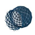 Crochet Basket (large | indigo blue) | Inside view