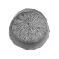 Crochet Basket (large | silver grey) | Inside view
