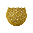Crochet Basket (medium | mustard) by Safari Fusion www.safarifusion.com.au
