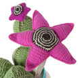 Crochet Stacked Cluster Cactus (extra large) | Detail view