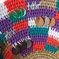 Swazi Patchwork Basket (large) | Detail view